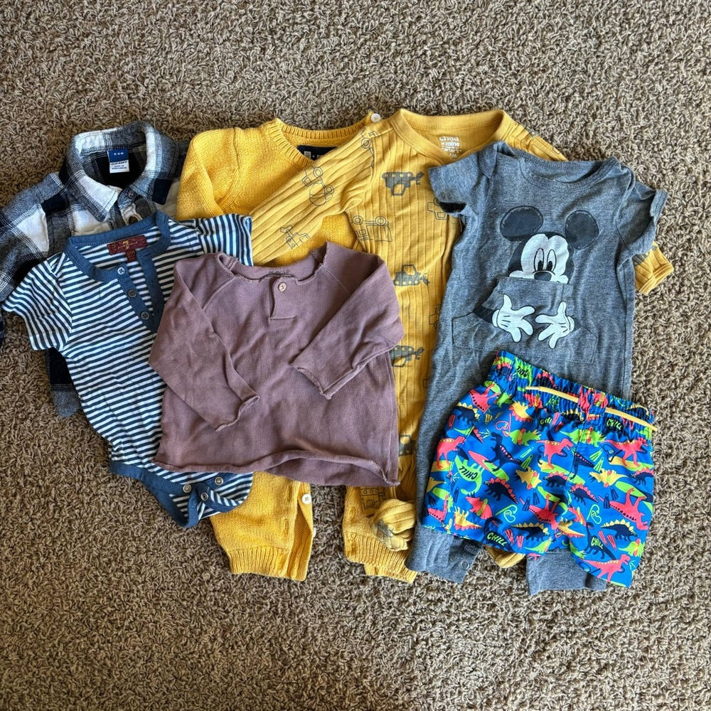 Baby boy bundle 3-6 months